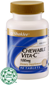 chewable vitamin c shaklee, chewable vita-c plus 100mg, chewable vita c,set kanak-kanak shaklee