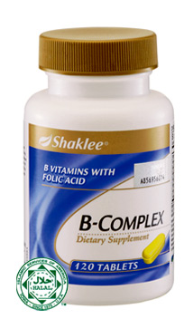 bcomplex shaklee, vitamin untuk pelajar cergas dan bijak