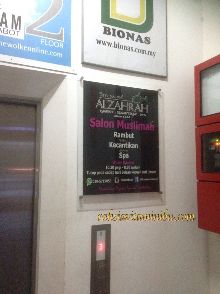 Lif ke Siti Salon AlZahrah Sri Rampai