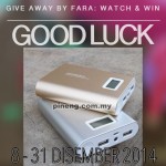 Giveaway by Fara: Powerbank Pineng 10000mAh untuk dimenangi!